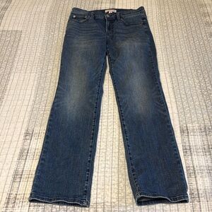 Lucky brand size 8/29 ankle sweet mid rise straight blue jeans